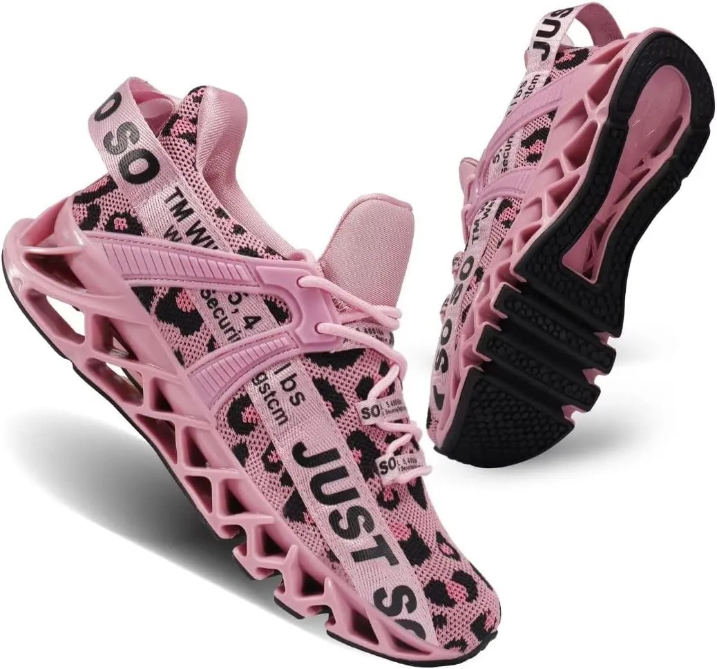 UMYOGO Women's Running Shoes Non Slip Athletic Tennis Walking Blade Type Sneakers