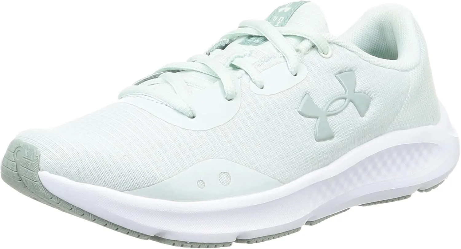 Under Armour Womens Charged Road-running-shoes, Green-opal Green, 6.5 US