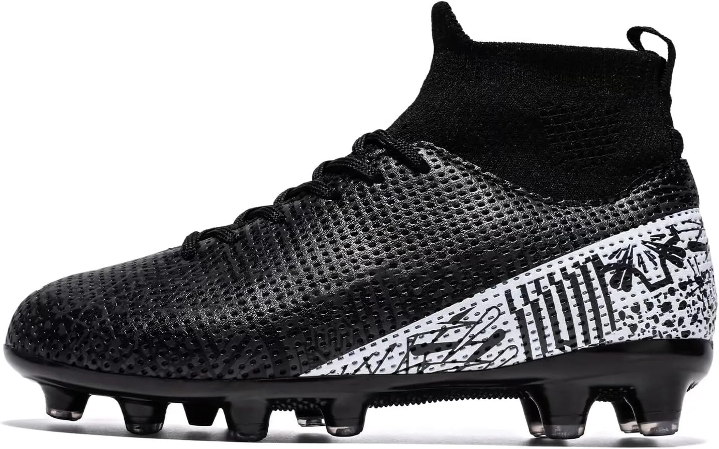 Unisex-Child Soccer Cleats Lightweight Training Football Shoes for Youth