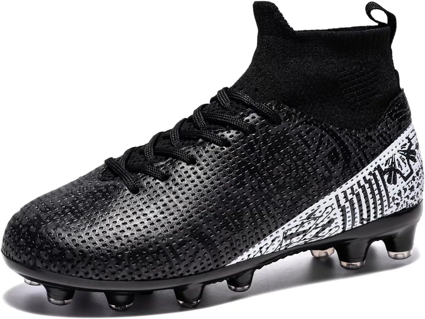 Unisex-Child Soccer Cleats Lightweight Training Football Shoes for Youth