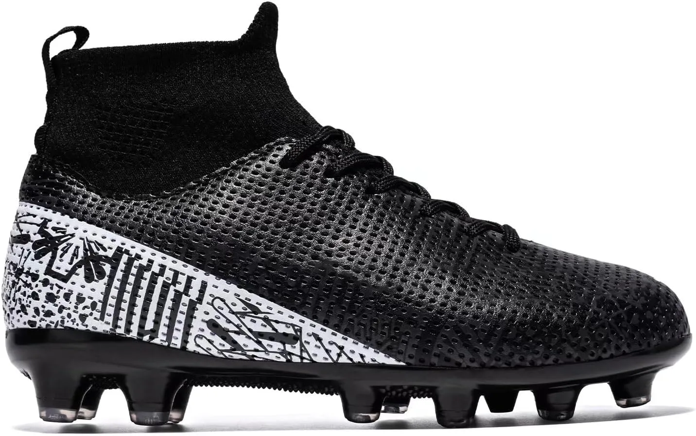 Unisex-Child Soccer Cleats Lightweight Training Football Shoes for Youth