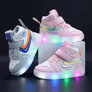 Unisex High Rise Luminous  Sneakers.