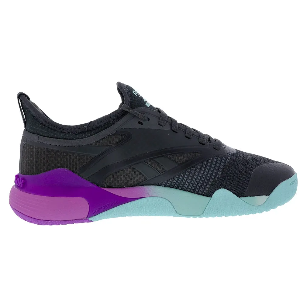 Unisex Nano Court Training Shoes Purple Rave and AI Aqua