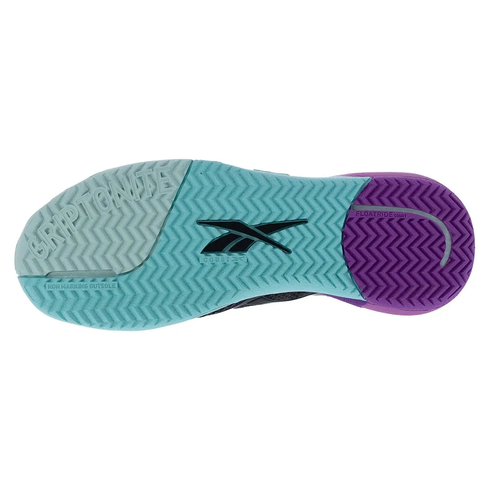 Unisex Nano Court Training Shoes Purple Rave and AI Aqua