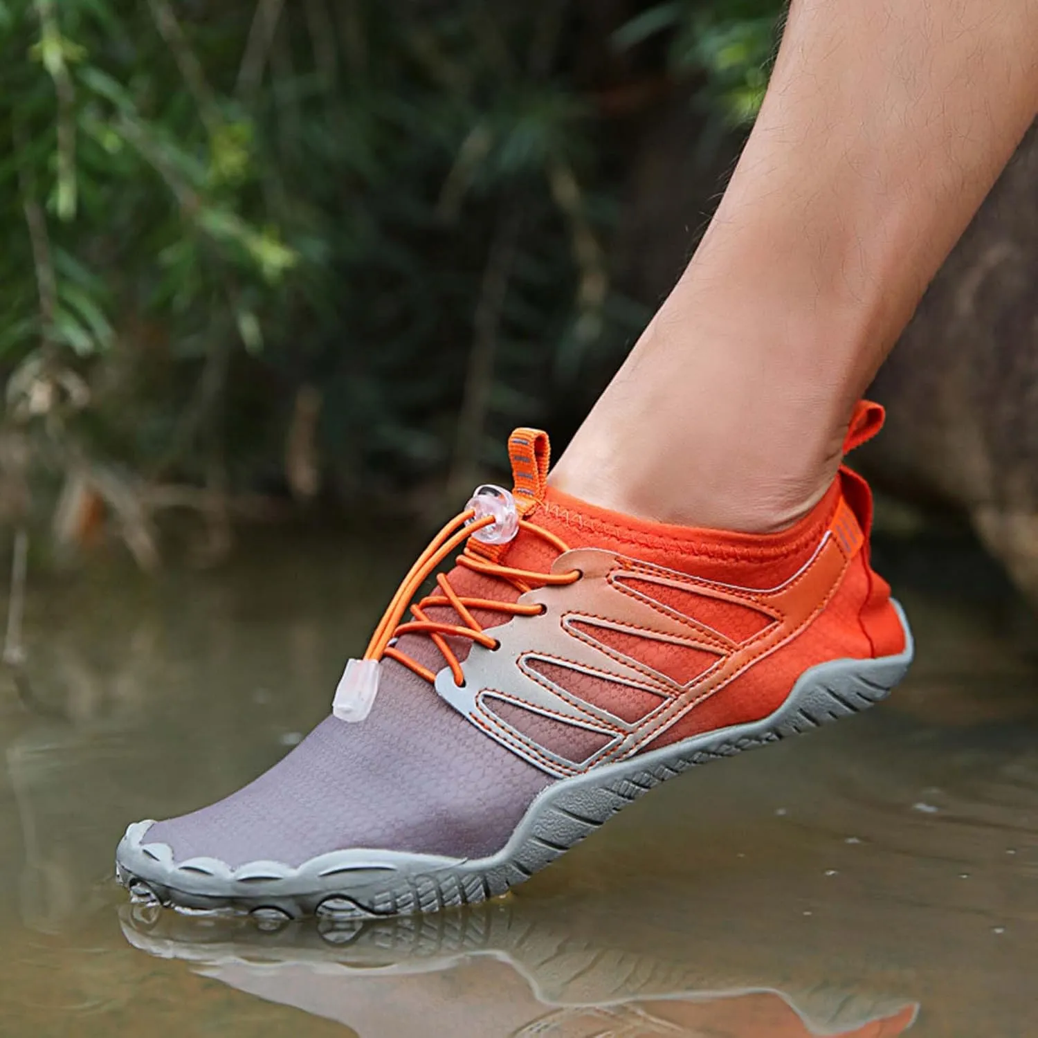 Unisex Walking Shoes Non-Slip Soft Bottom Fitness Dance Training Shoes Lightweight Barefoot Shoes Breathable Bicycle Shoes Outdoor Beach Swimming Water Shoes