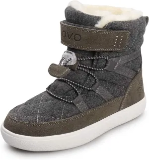 UOVO Boys Winter Snow Boots - Waterproof, Warm, Slip Resistant Outdoor Boots for Kids (Little/Big Boys)