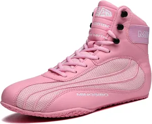 Usoway Men's Professional Boxing Shoes Non-Slip Wrestling Shoes Women's Lightweight Boxing Wrestling Training Shoes Adult Fitness Sports Shoes Fighting Weightlifting Multifunctional Shoes