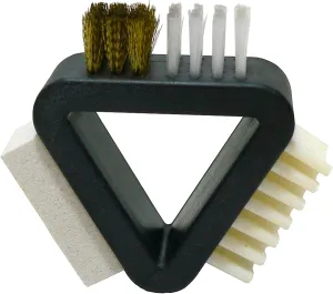 Valentino Garemi Cleaning Suede Brush - 3 Way Remover - Shoes, Boots, Couch, Purse, Bags, Jackets, Seats, Furniture