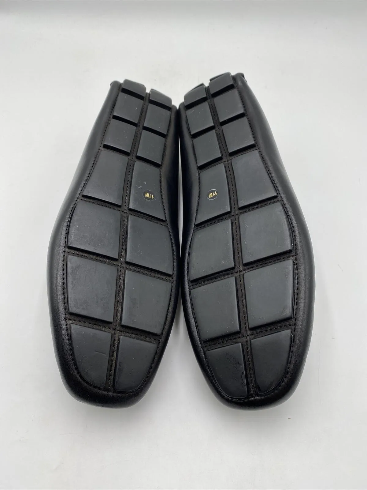 Vince Camuto Esmail Driving Loafers Men's Black Size 11M - Very Good