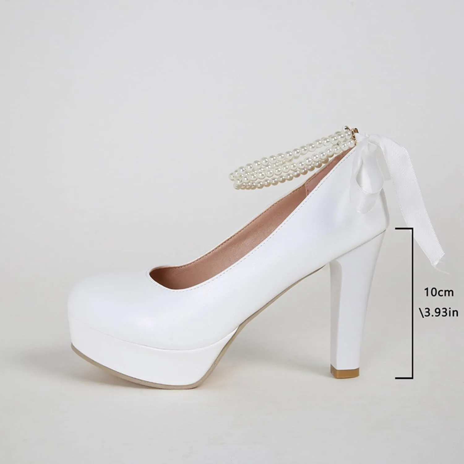 Vintage Chunky Heel Mary Jane High Heels for Women Thick Sole Comfortable Dress Shoes Elegant Party Wear