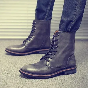 Vintage Mens Winter Boots - Stylish Warm Footwear