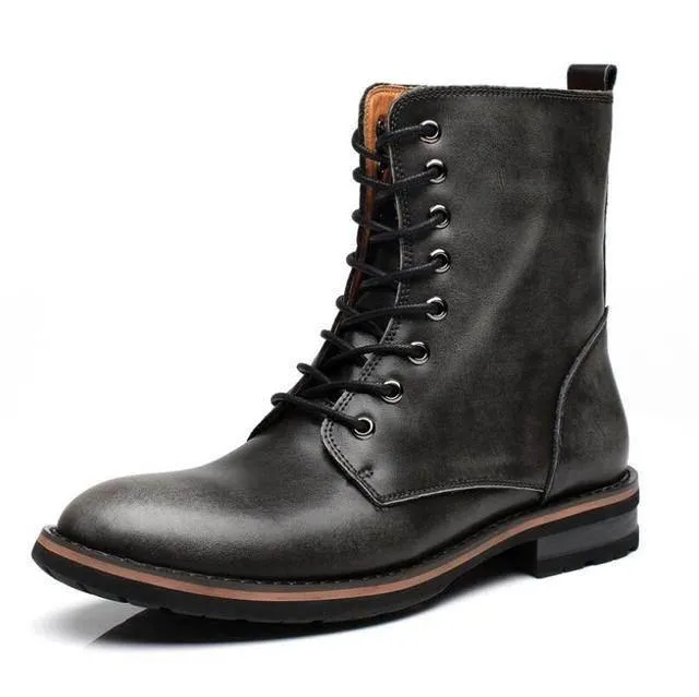 Vintage Mens Winter Boots - Stylish Warm Footwear