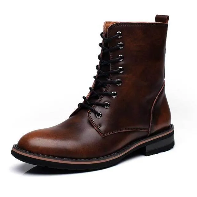 Vintage Mens Winter Boots - Stylish Warm Footwear