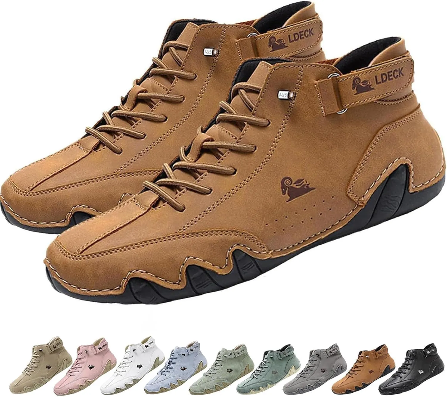 Vogany Outdoor Orthopedic Sneakers Women Men,Outdoor Beck Shoes Comfy Lightweight Non-Slip Orthopedic Sneakers Walking Hiking Ankle Boots, Waterproof and Breathable Orthopedic Shoes