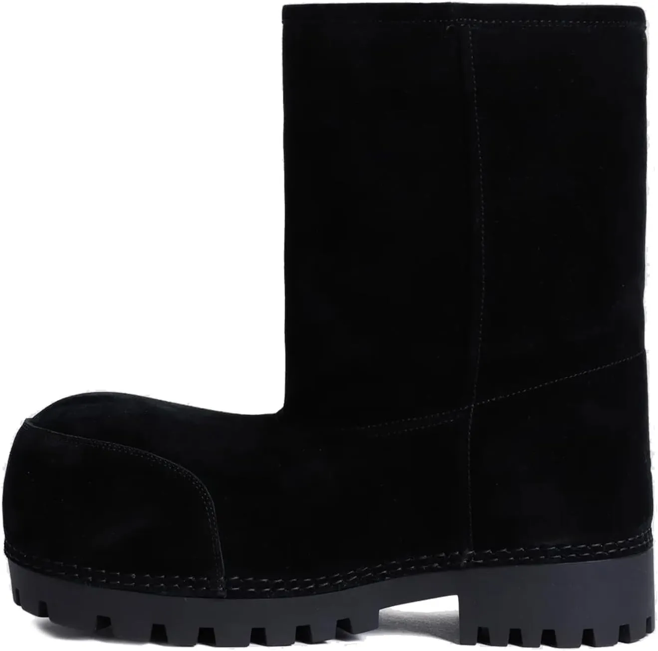 VOMIRA Suede Platform Snow Boots for Women Classic Round Toe Fur Hippy Winter Boots Slip On Knee High Boots Women Brown Boots Comfortable Chunky Heel Trending Shoes