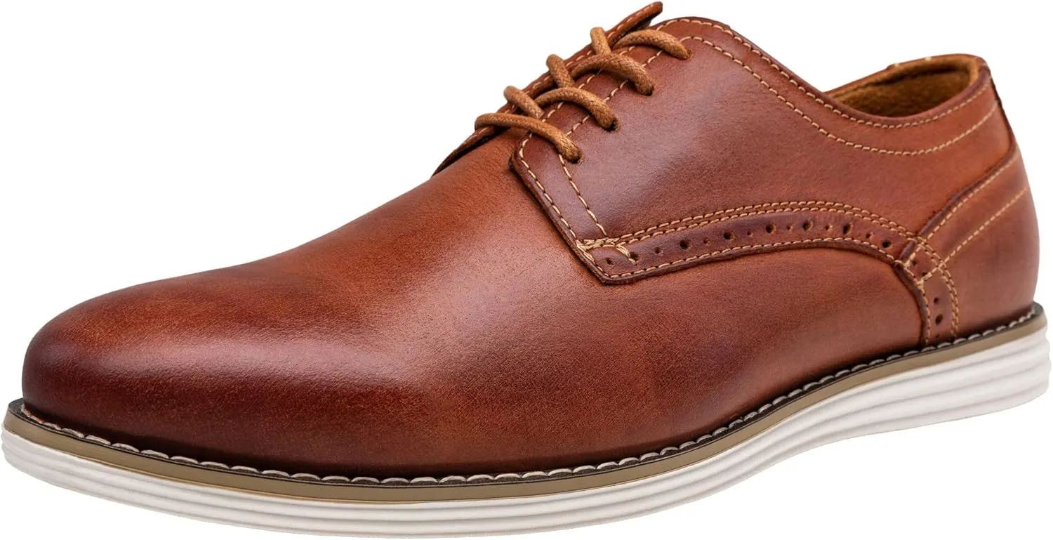Vostey Men's Dress Shoes Leather Casual Dress Shoes for Men Leather Boots