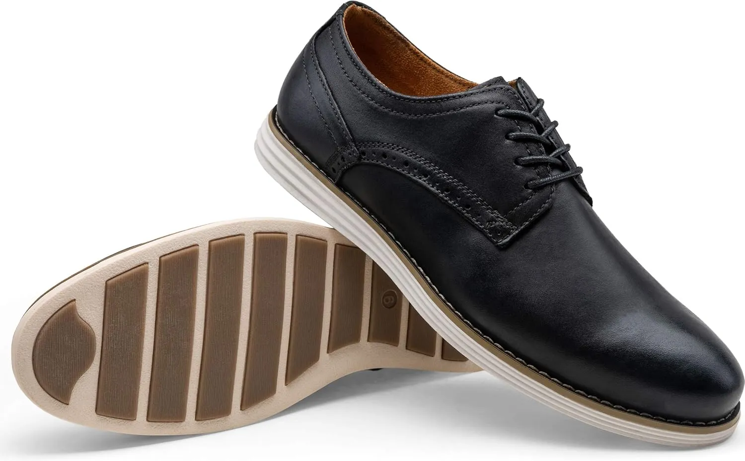 Vostey Men's Dress Shoes Leather Casual Dress Shoes for Men Leather Boots