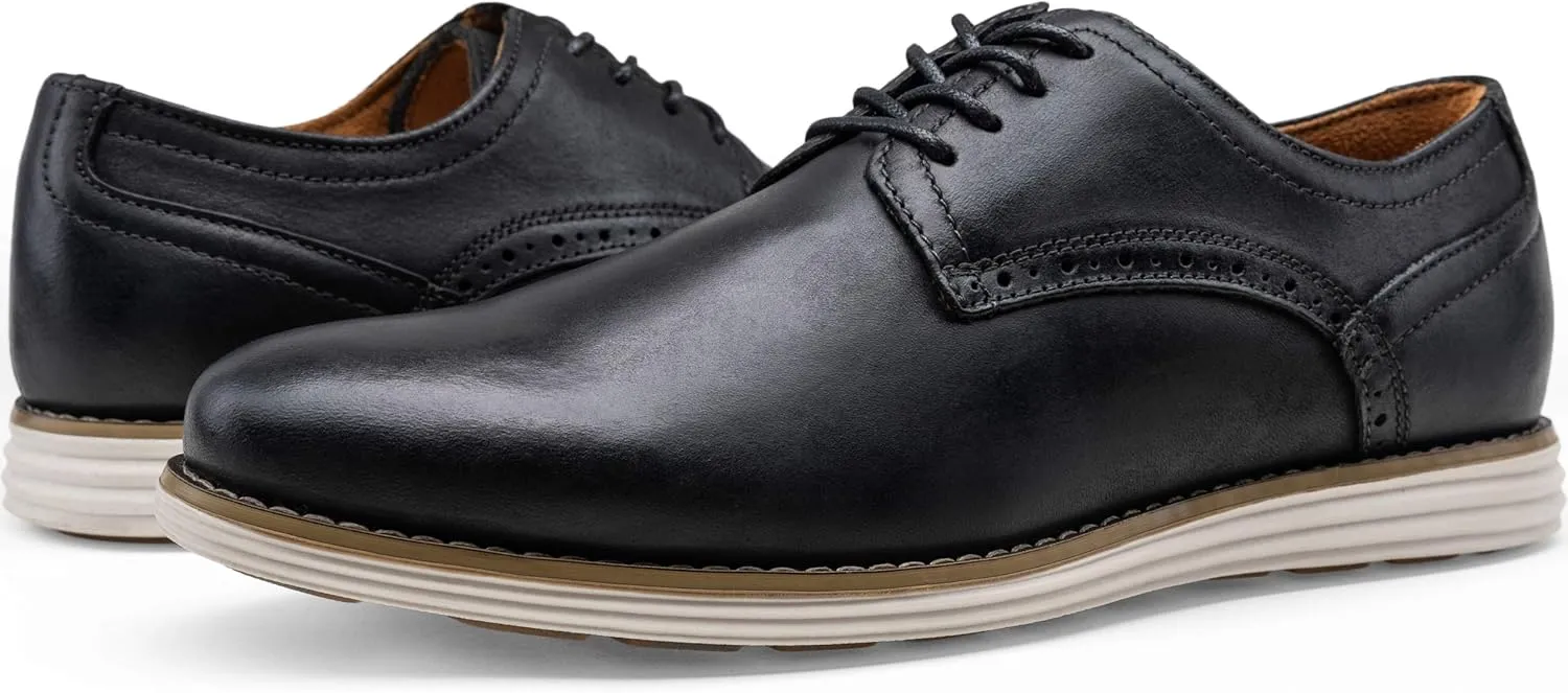 Vostey Men's Dress Shoes Leather Casual Dress Shoes for Men Leather Boots