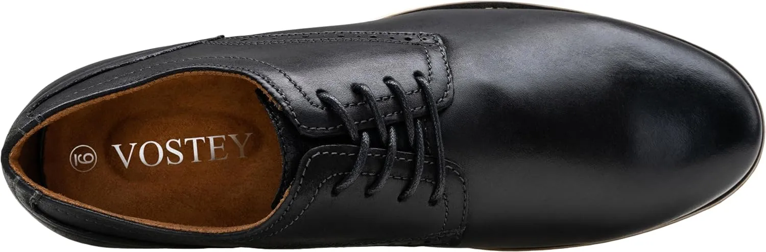 Vostey Men's Dress Shoes Leather Casual Dress Shoes for Men Leather Boots