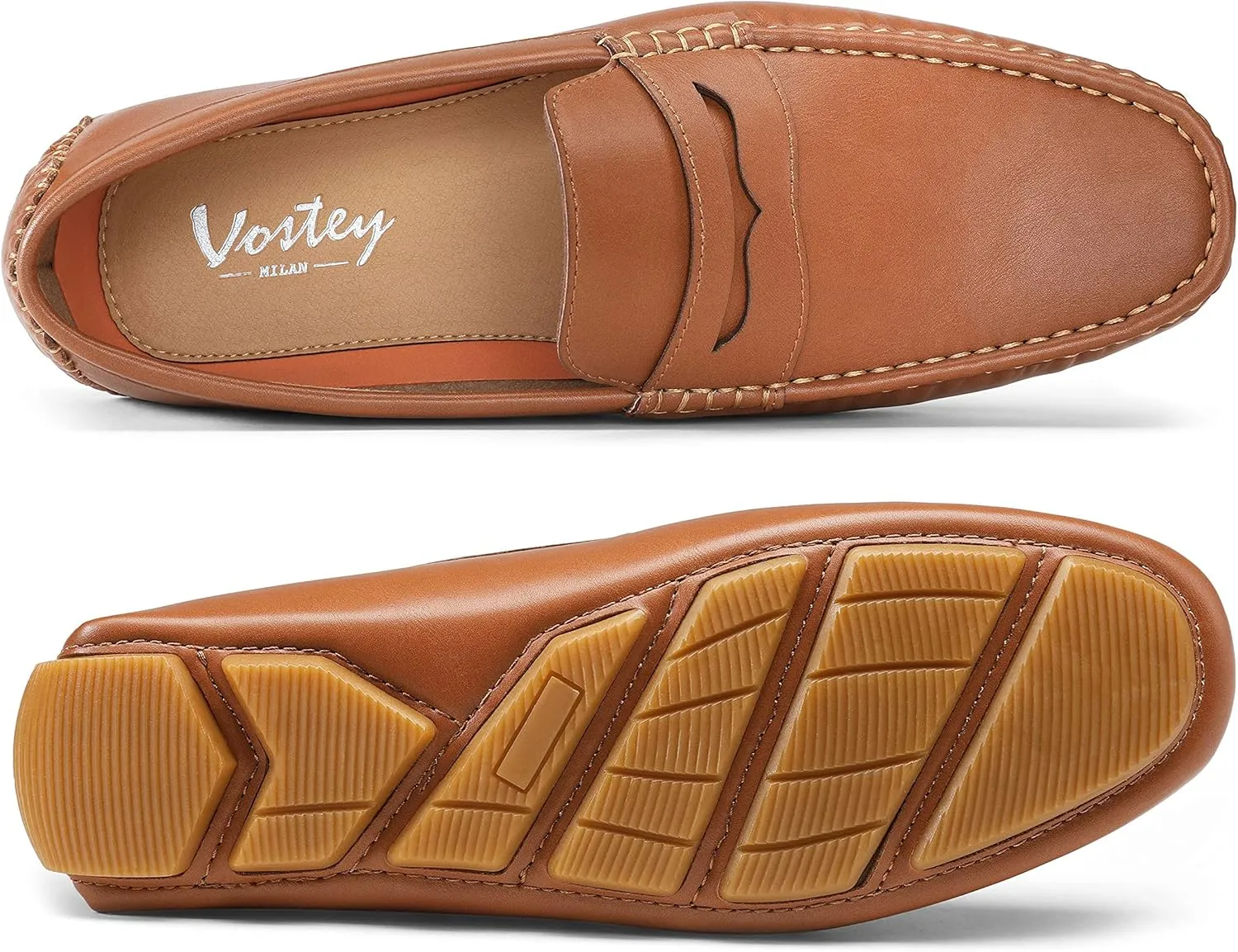 Vostey Men's Loafers Slip on Shoes Loafers Driving Loafers Casual Penny Loafers for Men