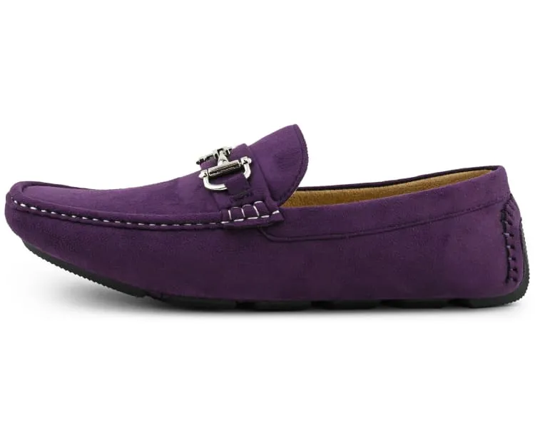 Walken Purple Driving Loafers