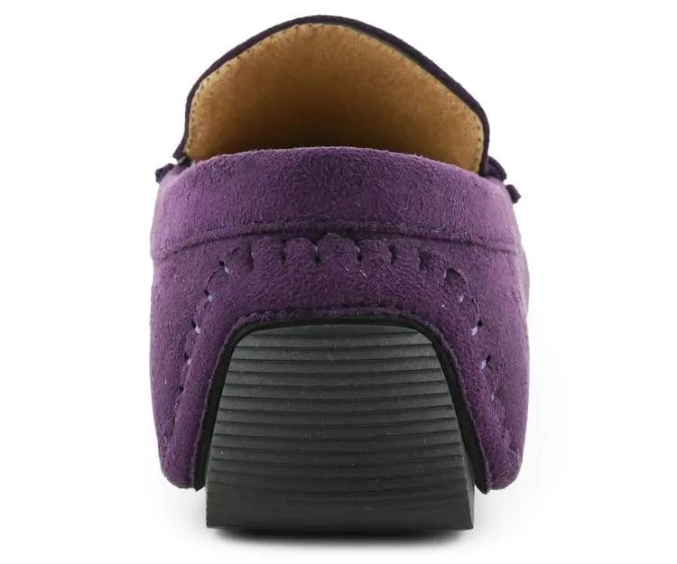 Walken Purple Driving Loafers