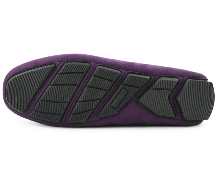 Walken Purple Driving Loafers