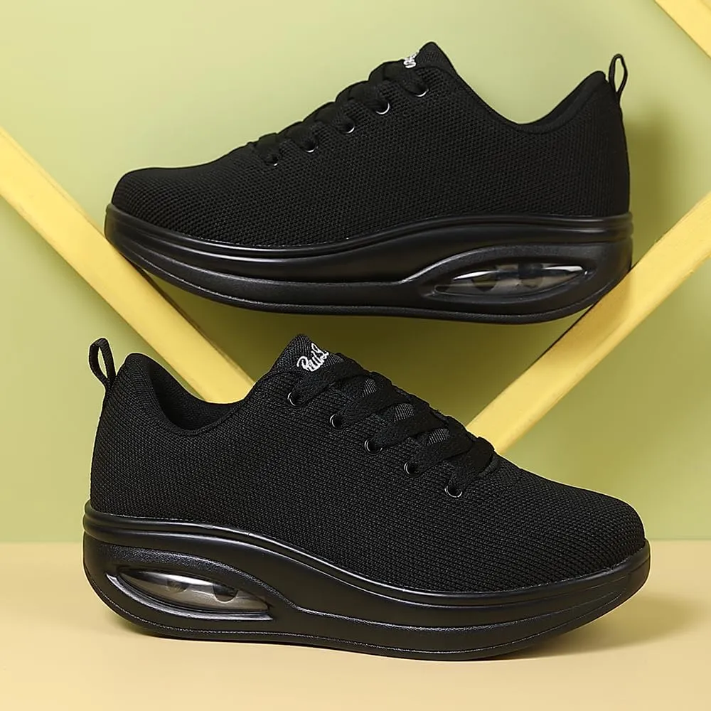 Walking Shoes for Women Air Cushion Nurse Slip Resistant Work Running Sneakers Food Service Platform Comfortable All Day Weight Light