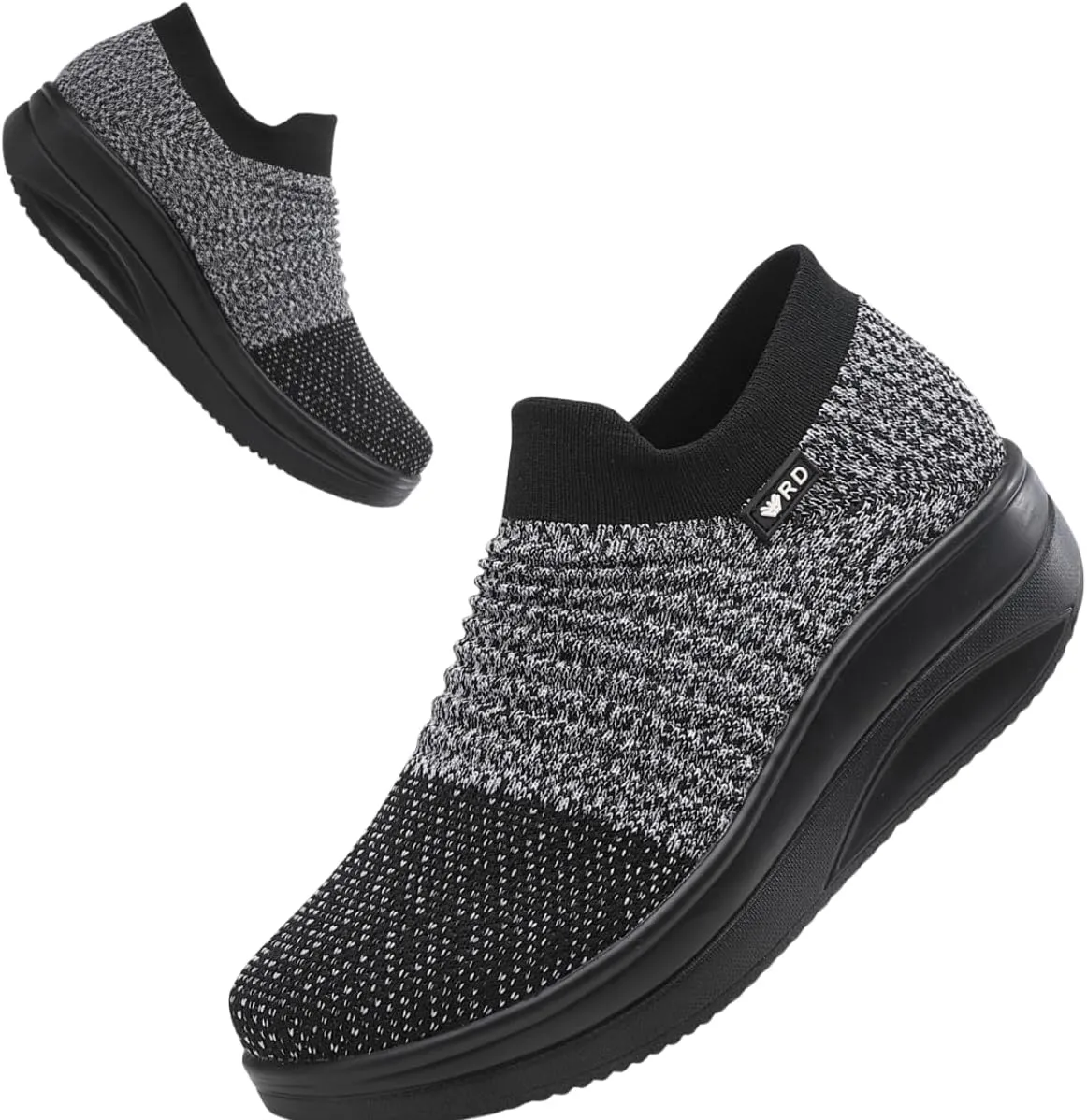 Walking Shoes for Women Slip On Nurse Slip Resistant Work Sock Sneakers Food Service Platform Comfortable Weight Light