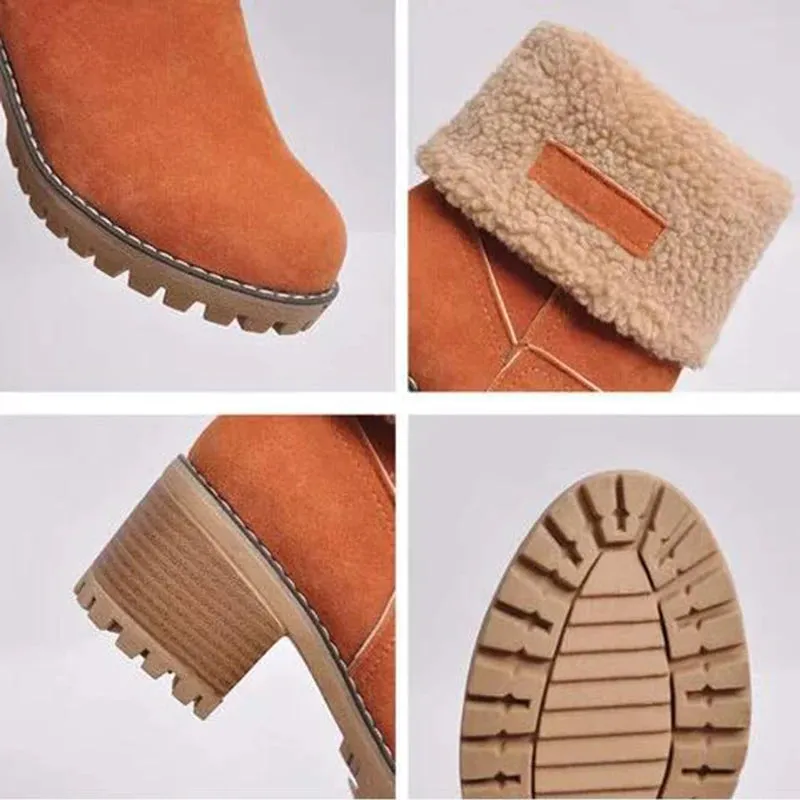 Warm Waterproof Snow Boots
