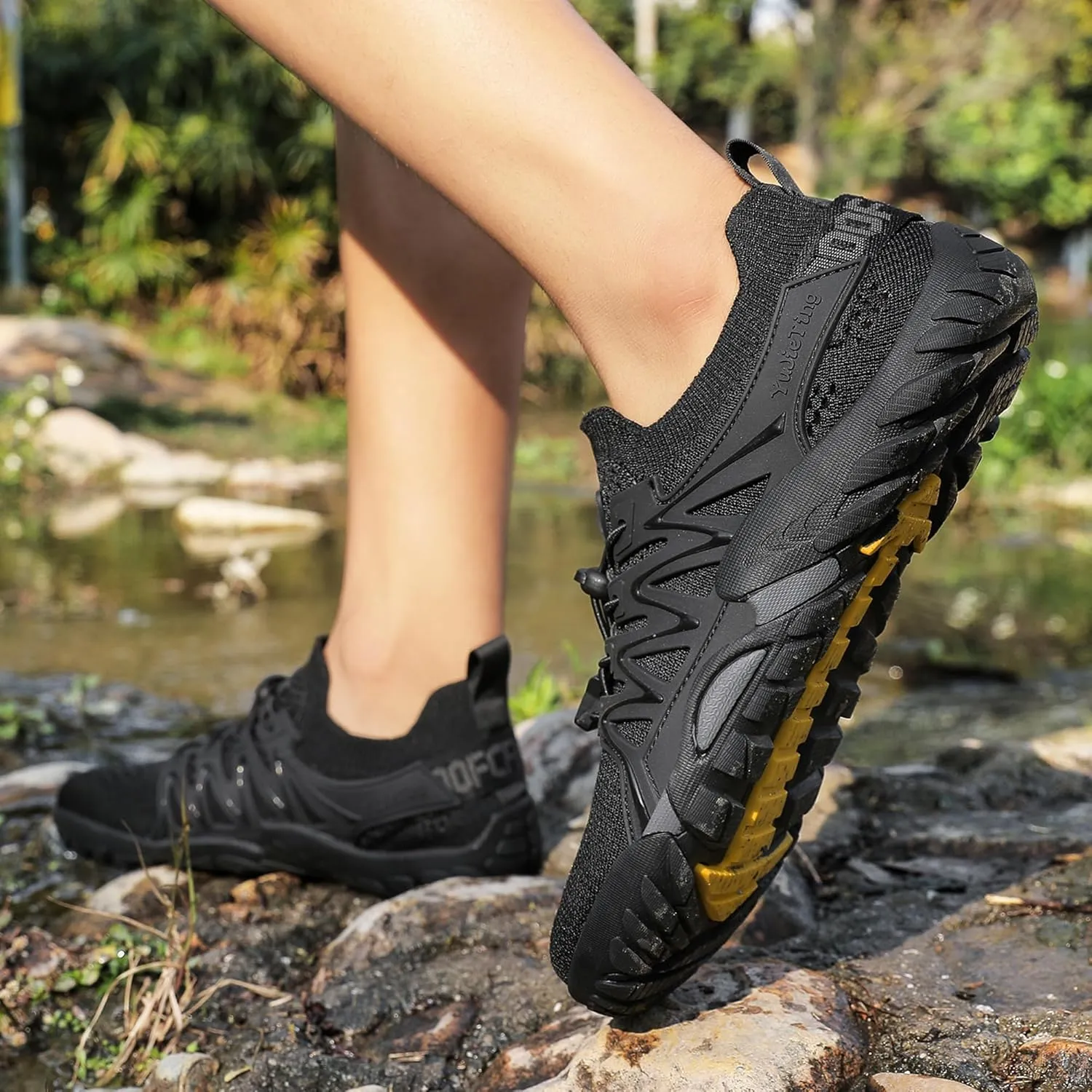 Water Shoes Wide Toe Men Women Quick Drying Swim Beach Aqua Shoes for Water Sport Diving Hiking Sailing Travel