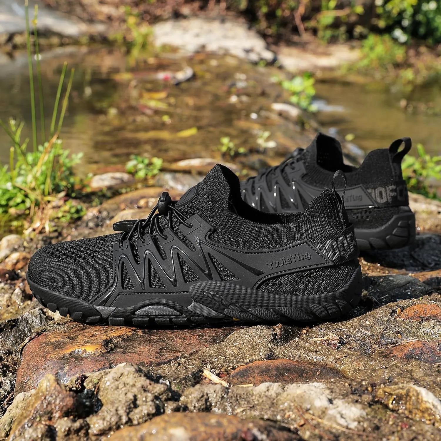 Water Shoes Wide Toe Men Women Quick Drying Swim Beach Aqua Shoes for Water Sport Diving Hiking Sailing Travel