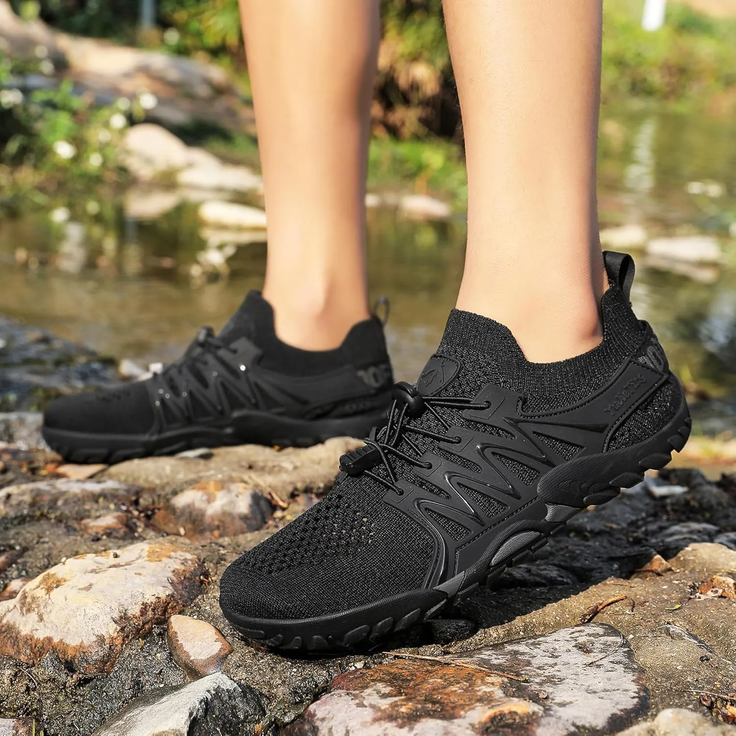 Water Shoes Wide Toe Men Women Quick Drying Swim Beach Aqua Shoes for Water Sport Diving Hiking Sailing Travel