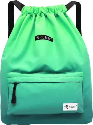 Waterproof Drawstring Bag, Gym Bag Sackpack Sports Beach Backpack for Men Women
