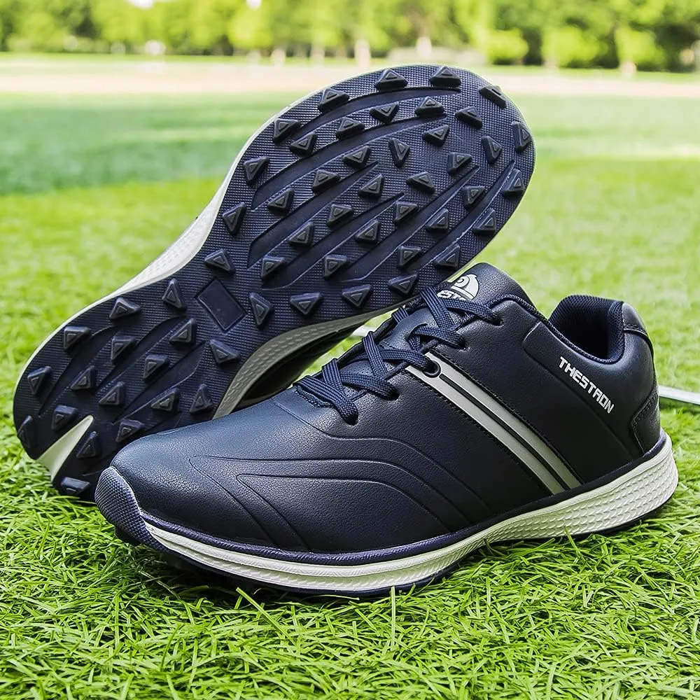Waterproof Golf Shoes Men Professional Golf Sneakers Spikless Light Weight Walking Footwears Outdoor Male Walking Shoes