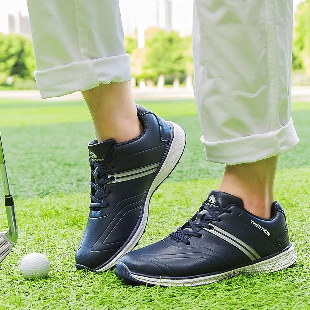 Waterproof Golf Shoes Men Professional Golf Sneakers Spikless Light Weight Walking Footwears Outdoor Male Walking Shoes