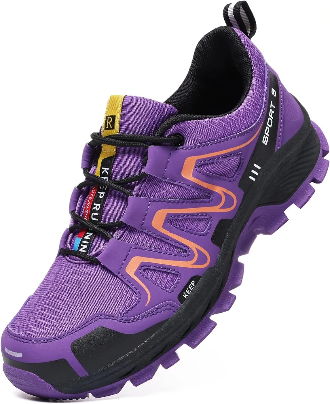 Waterproof Hiking Shoes Women Casual Lace-Up Non-Slip Lightweight Comfortable Running Tennis Fashion Sneakers for Women Walking Trekking Outdoor Shoes