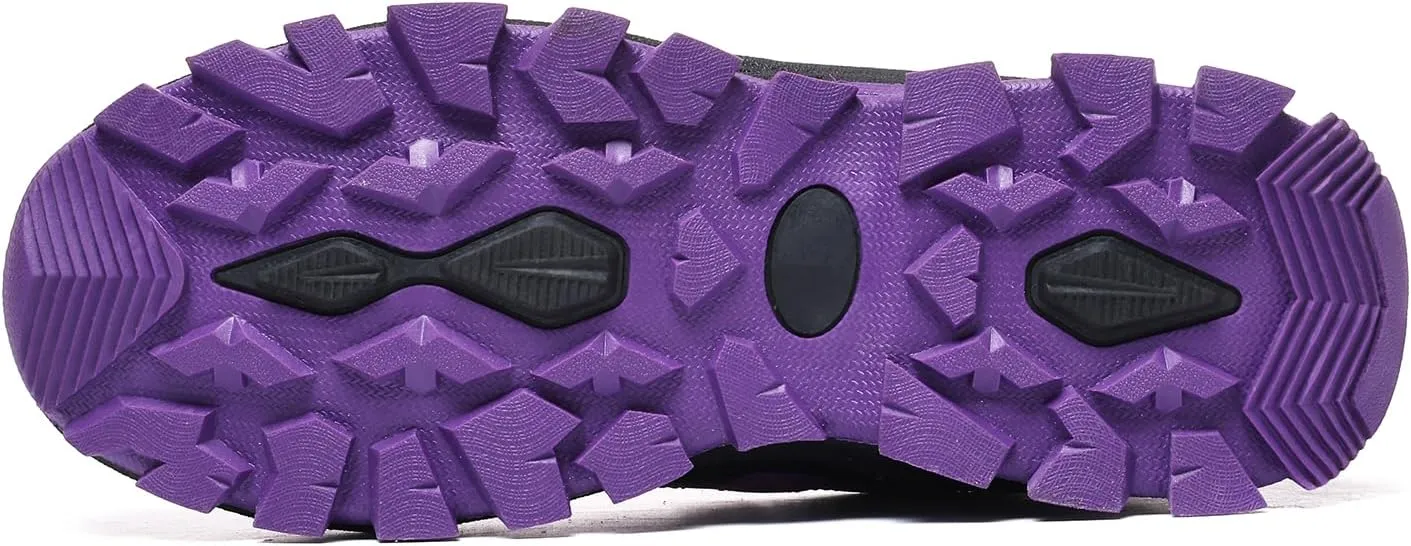 Waterproof Hiking Shoes Women Casual Lace-Up Non-Slip Lightweight Comfortable Running Tennis Fashion Sneakers for Women Walking Trekking Outdoor Shoes