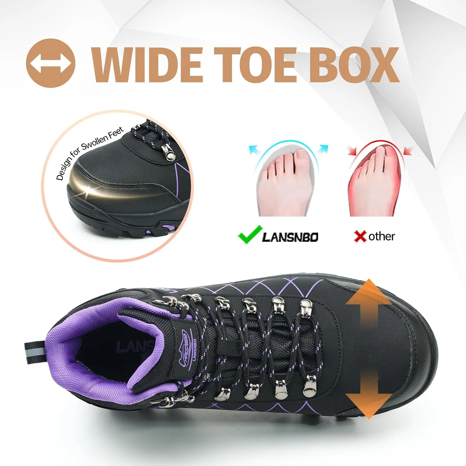 Waterproof Steel Toe Boots for Women Wide Width Non Slip Work Shoes Lightweight Slip Resistant Safety Toe Sneakers Indestructible Construction Composite Toe Footwear