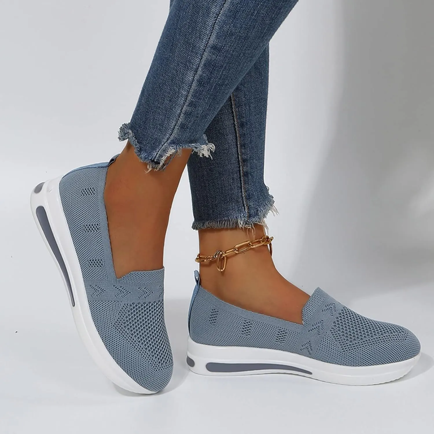 Wedge Sneakers for Women White Tenis OrtopéDicos para El Arco De Pies De Mujer Arch Support Wide Width Casual Shoes for Women Black Sequin Gym Shoes for Women Women's Slip On Shoes Size 7.5 W