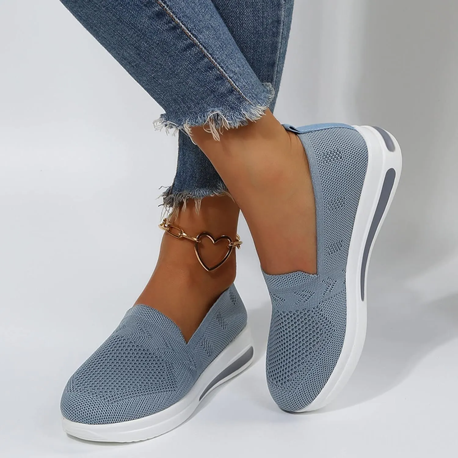 Wedge Sneakers for Women White Tenis OrtopéDicos para El Arco De Pies De Mujer Arch Support Wide Width Casual Shoes for Women Black Sequin Gym Shoes for Women Women's Slip On Shoes Size 7.5 W