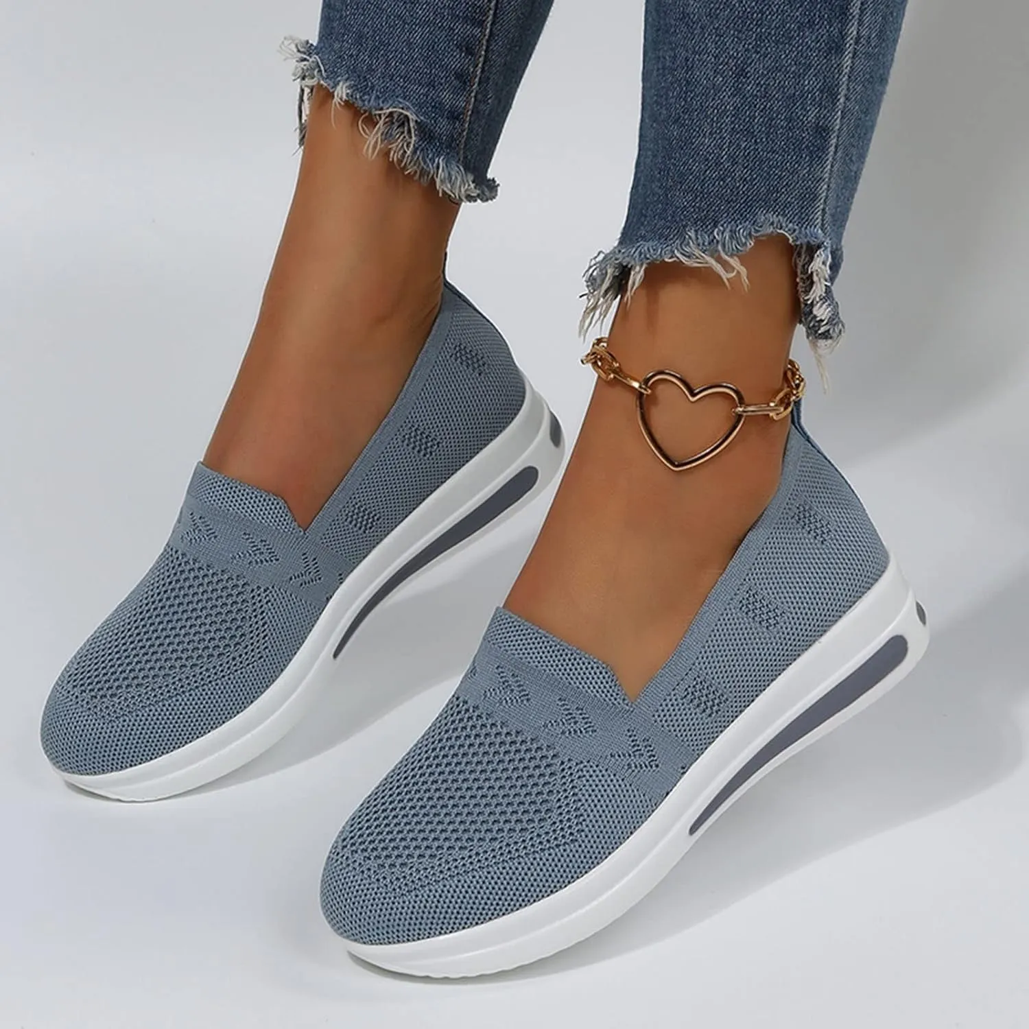 Wedge Sneakers for Women White Tenis OrtopéDicos para El Arco De Pies De Mujer Arch Support Wide Width Casual Shoes for Women Black Sequin Gym Shoes for Women Women's Slip On Shoes Size 7.5 W