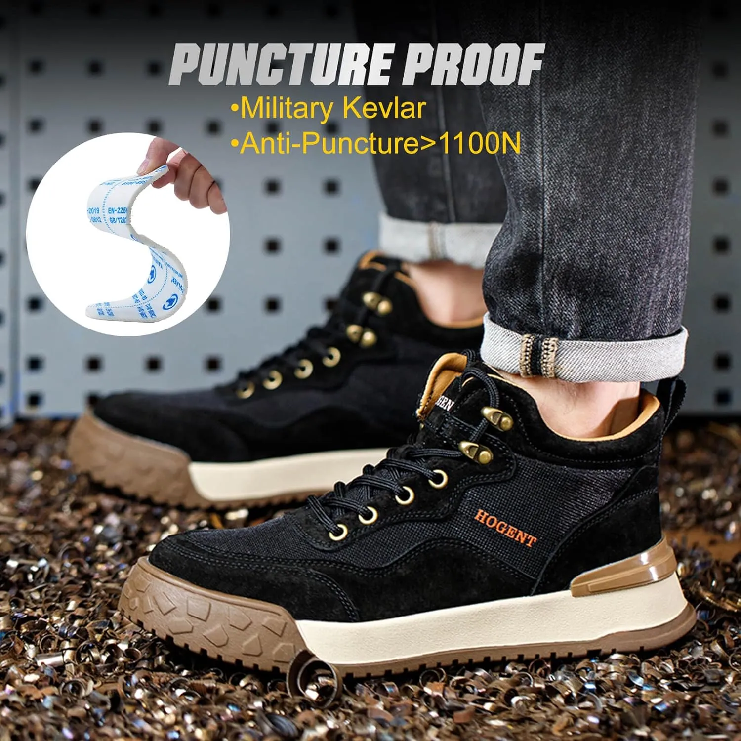 Welding Work Boots for Men Women Slip on Steel Toe Safety Shoes Comfortable Indestructible Work Boots Puncture Proof Lightweight Breathable Construction Shoes