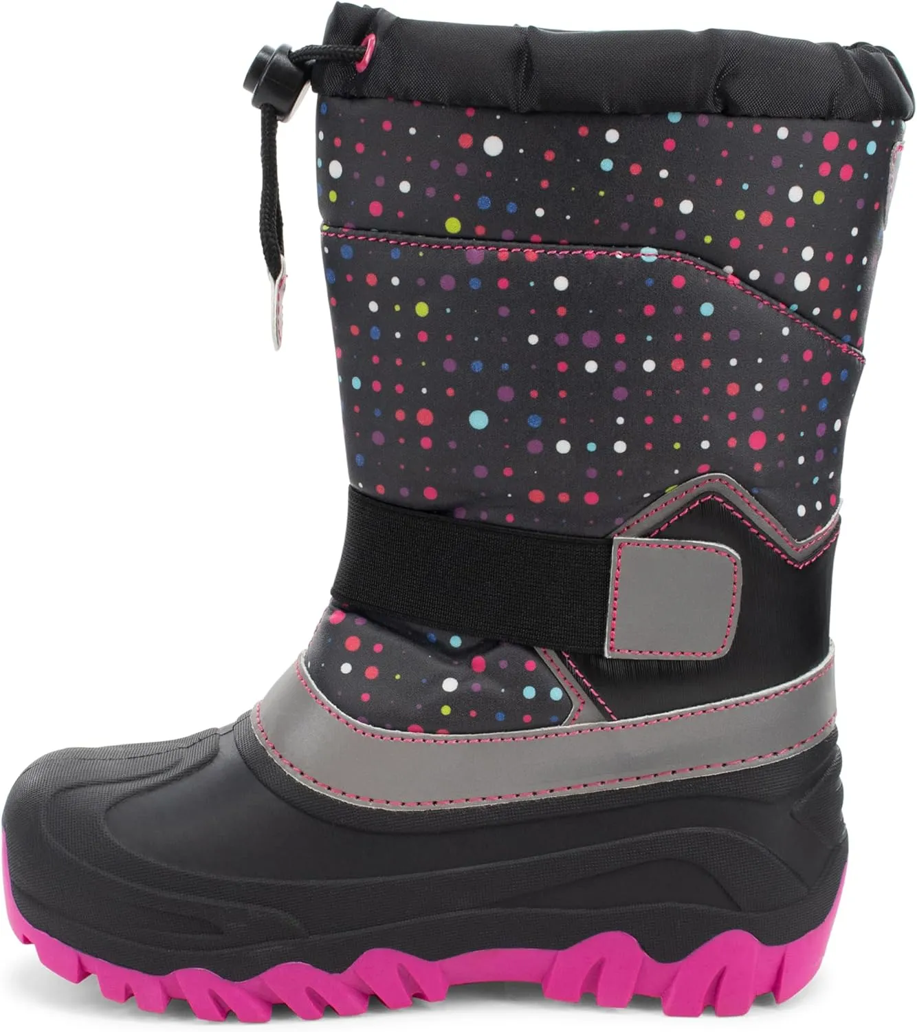 Western Chief Kids Blizzard Youth Snow Boots – Waterproof, Insulated, Warm, & Reflective Winter Boots for Girls & Boys – Cold Weather Snow Boots for Kids