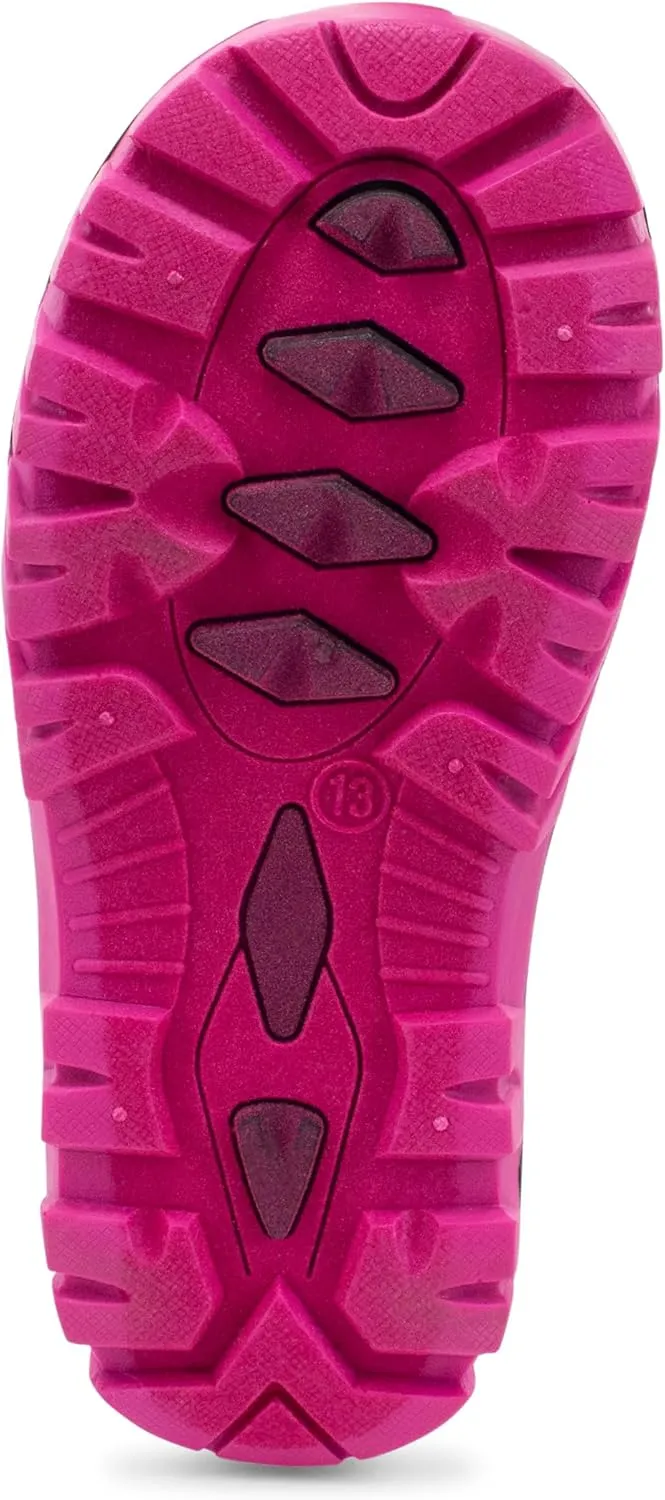 Western Chief Kids Blizzard Youth Snow Boots – Waterproof, Insulated, Warm, & Reflective Winter Boots for Girls & Boys – Cold Weather Snow Boots for Kids