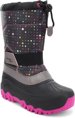 Western Chief Kids Blizzard Youth Snow Boots – Waterproof, Insulated, Warm, & Reflective Winter Boots for Girls & Boys – Cold Weather Snow Boots for Kids