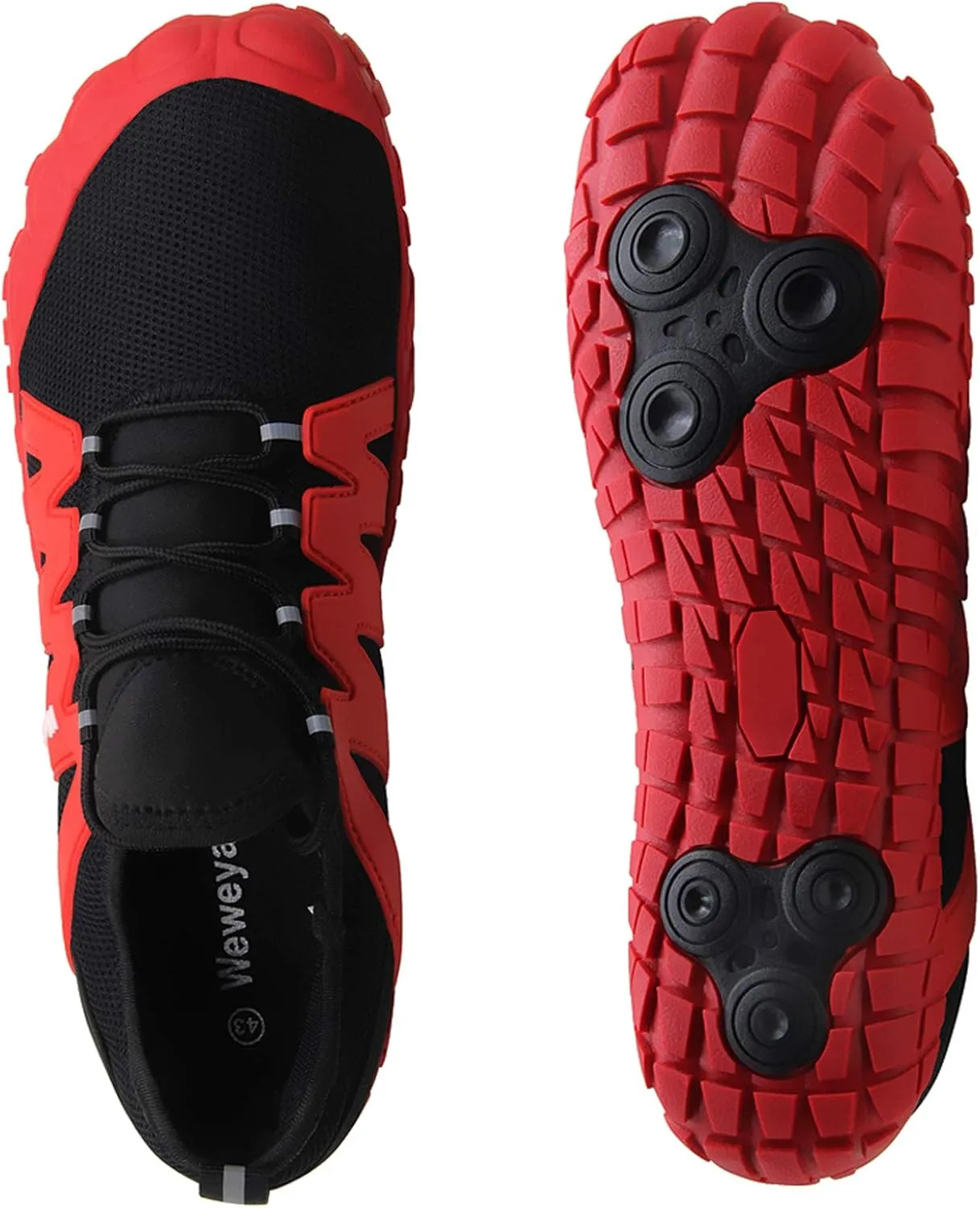 Weweya Barefoot Shoes Men Minimalist Running Cross Training Shoe