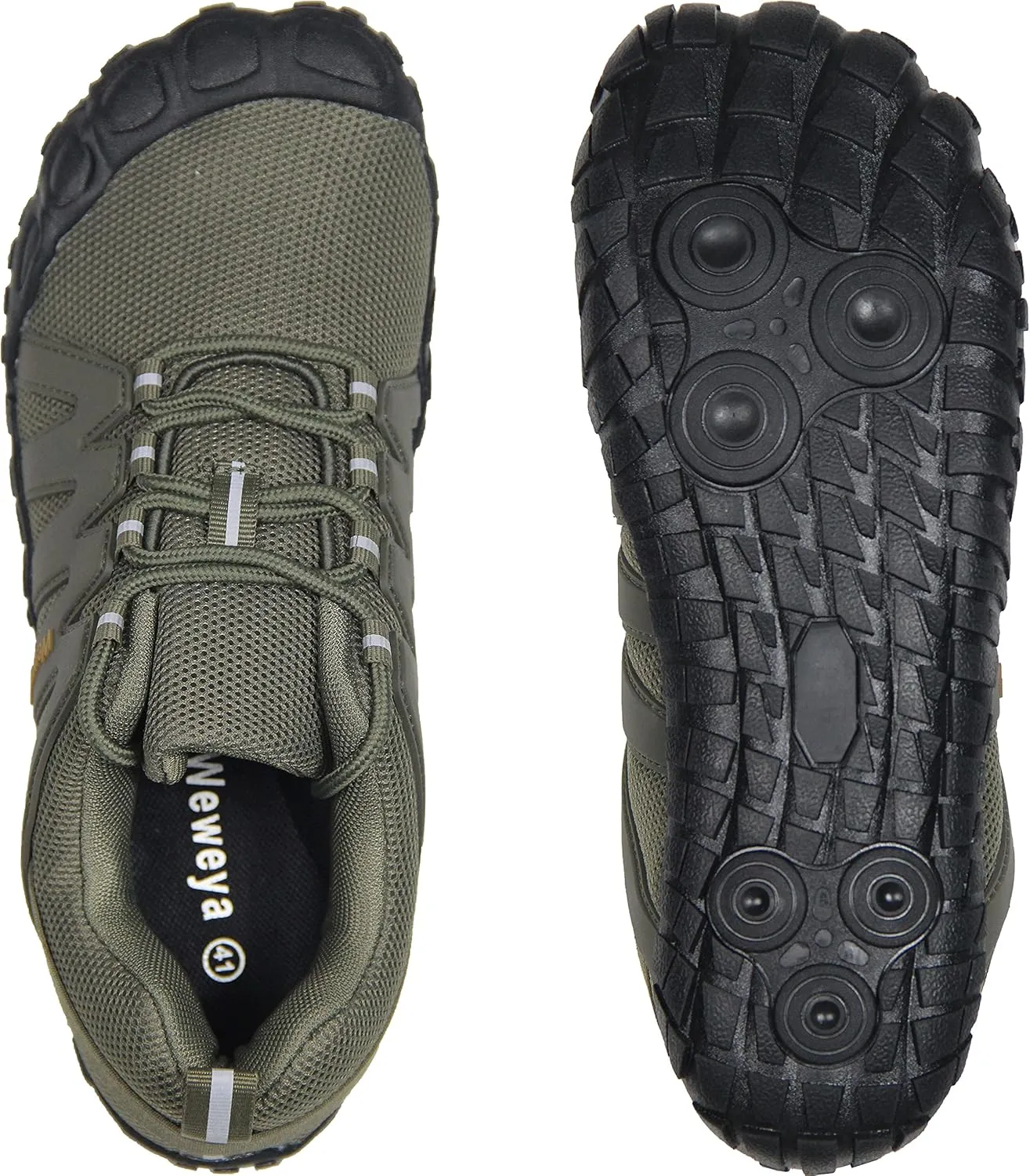 Weweya Barefoot Shoes Men Minimalist Running Cross Training Shoe