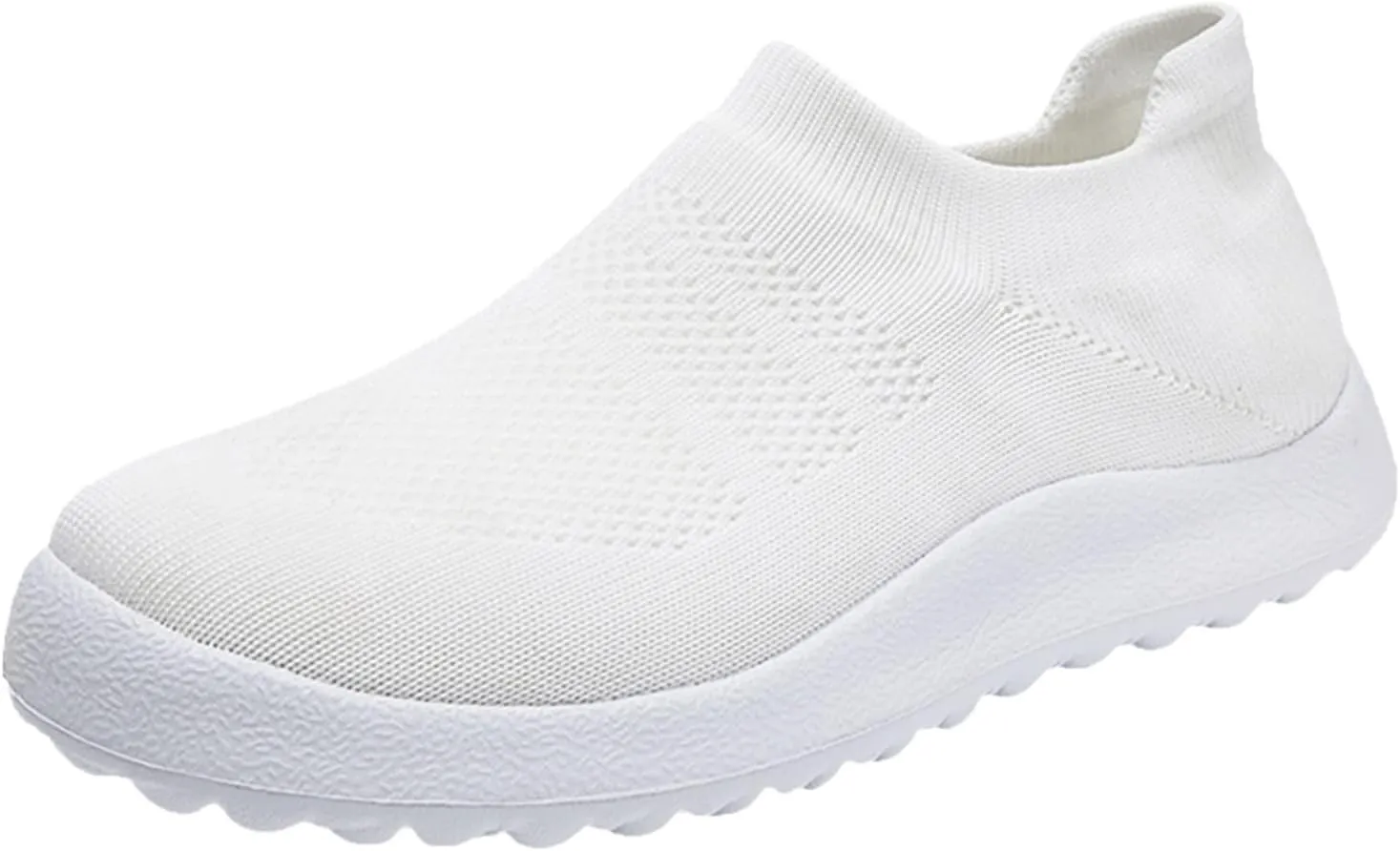 White Sneakers for Women Platform Wide Walking Shoes Women Slip Ons Brown Walking Shoes Women Wide Sneakers for Women Fashion Platform White Slip On Shoes for Women with Arch Support