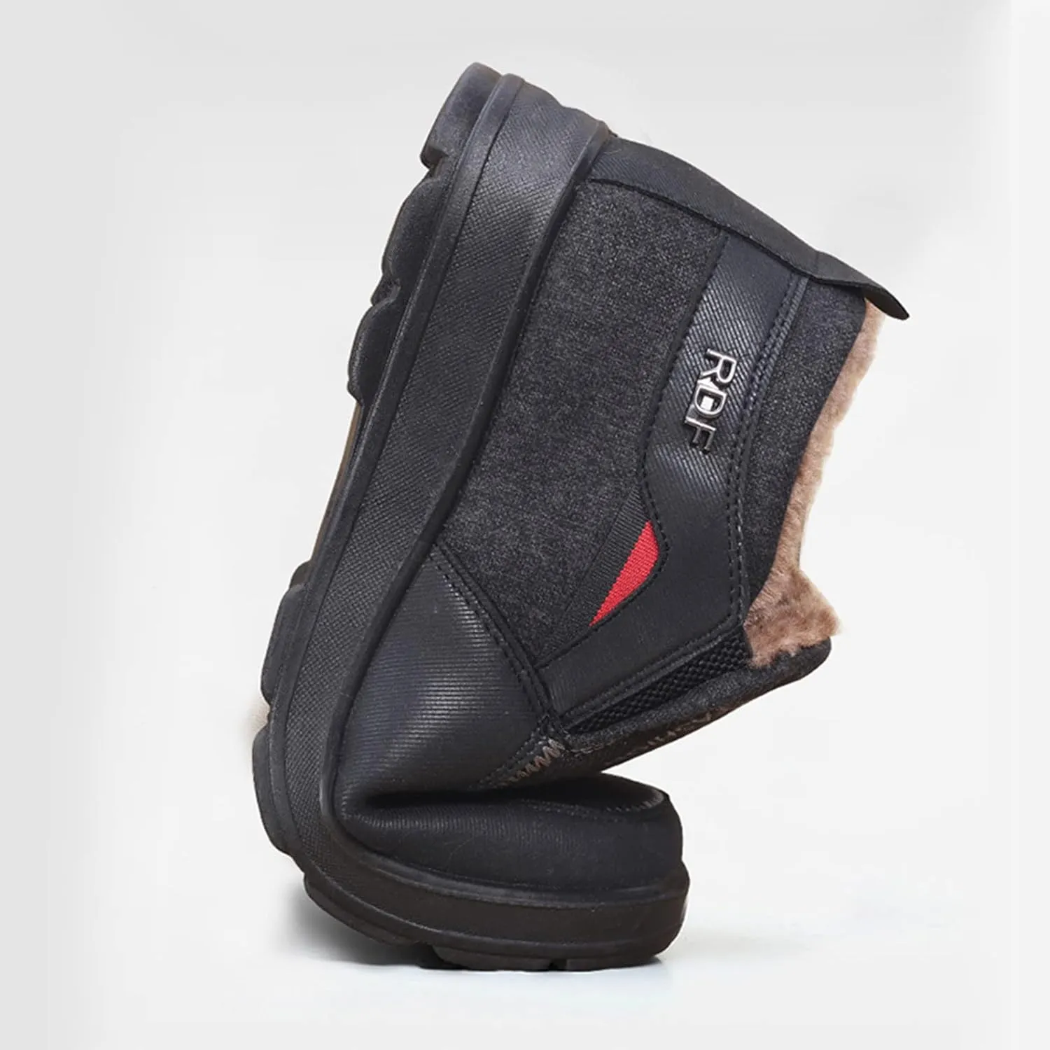 Winter Boots for Men Snow Boots Faux Fur Lining Ankle Booties Ladies Comfortable Work Short Boots Outdoor